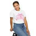 Mama T‑Shirt — Pink Bow 'MAMA' Floral Graphic |