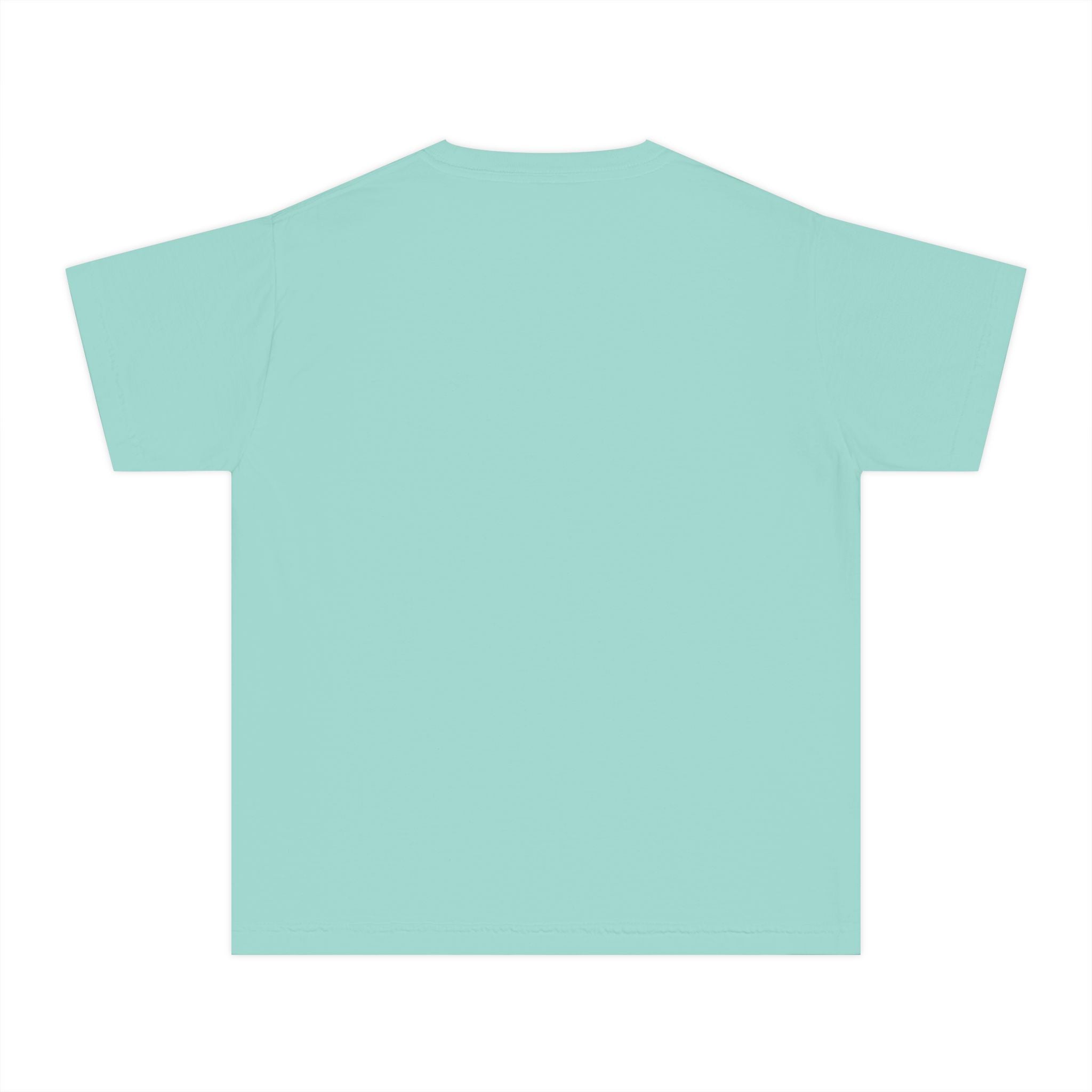 Cute Highland Cow with Daisies Youth Tee | Spring Farm Animal Kids Shirt