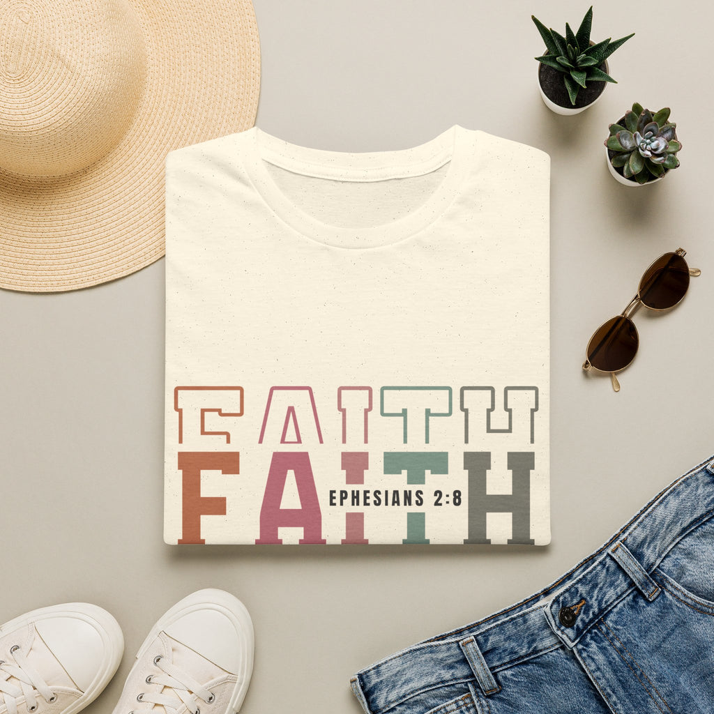 Faith Ephesians 2:8 T-Shirt — Inspirational Christian Tee