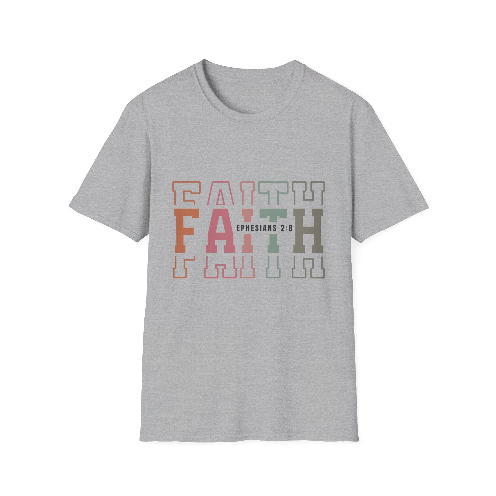 Faith Ephesians 2:8 T-Shirt — Inspirational Christian Tee