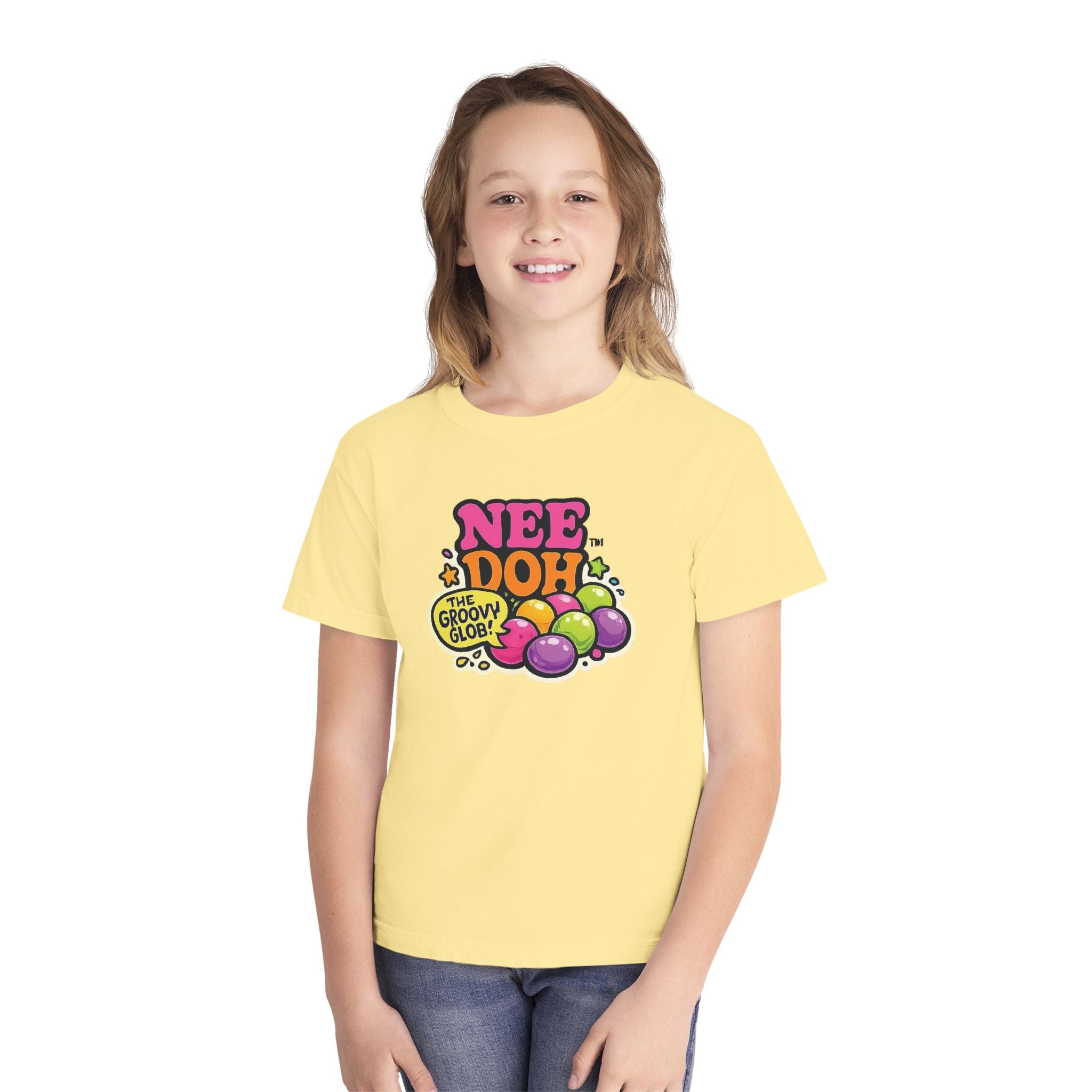 Youth Tee — "Nee Doh! The Groovy Glob" Retro Bubble Graphic