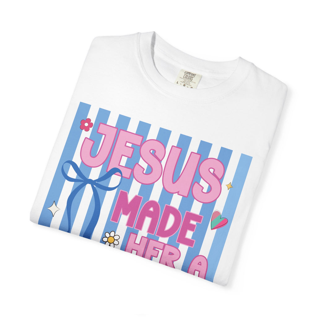 Jesus Made Her a Mama T‑Shirt — Christian Mom Gift