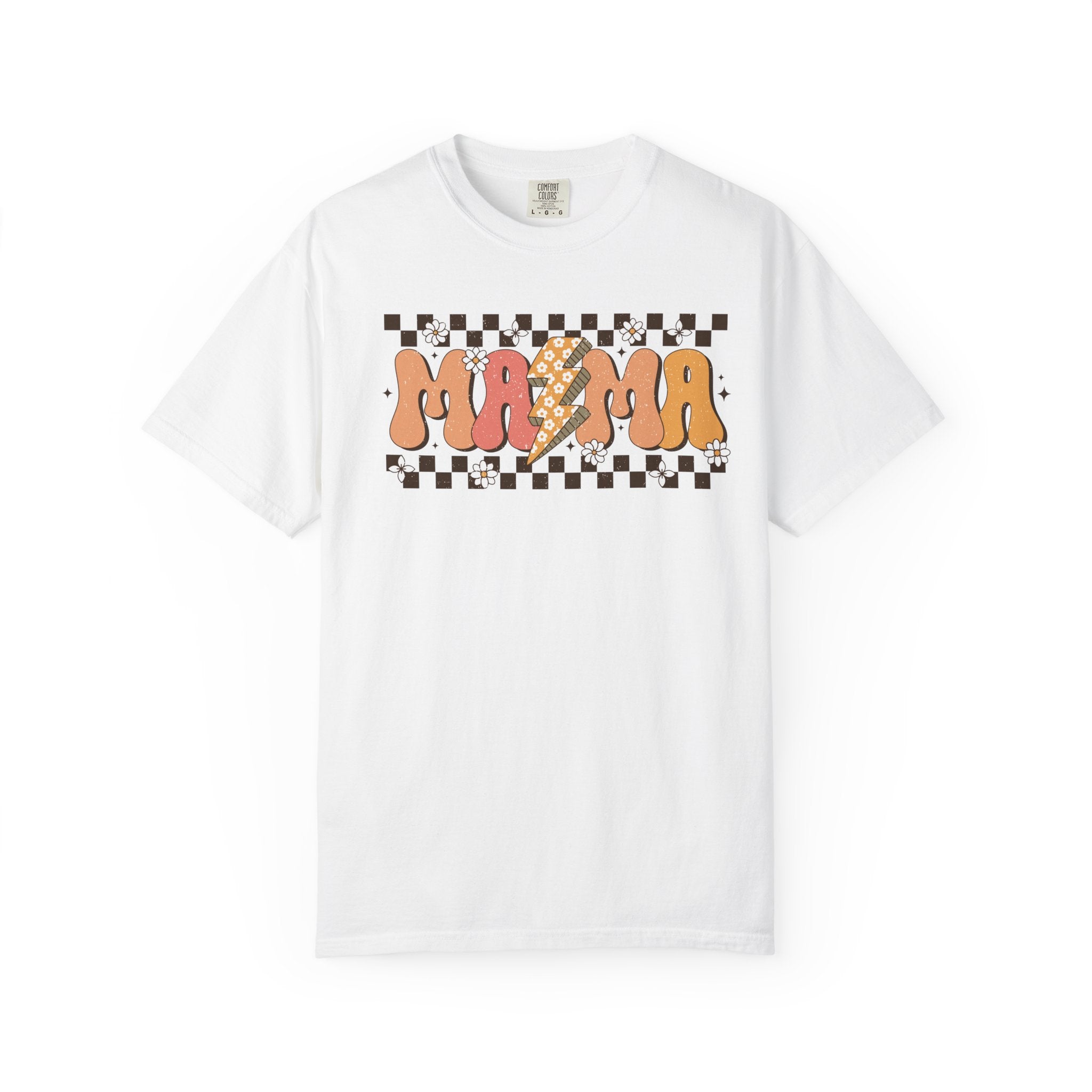 Checkered MAMA Graphic Tee