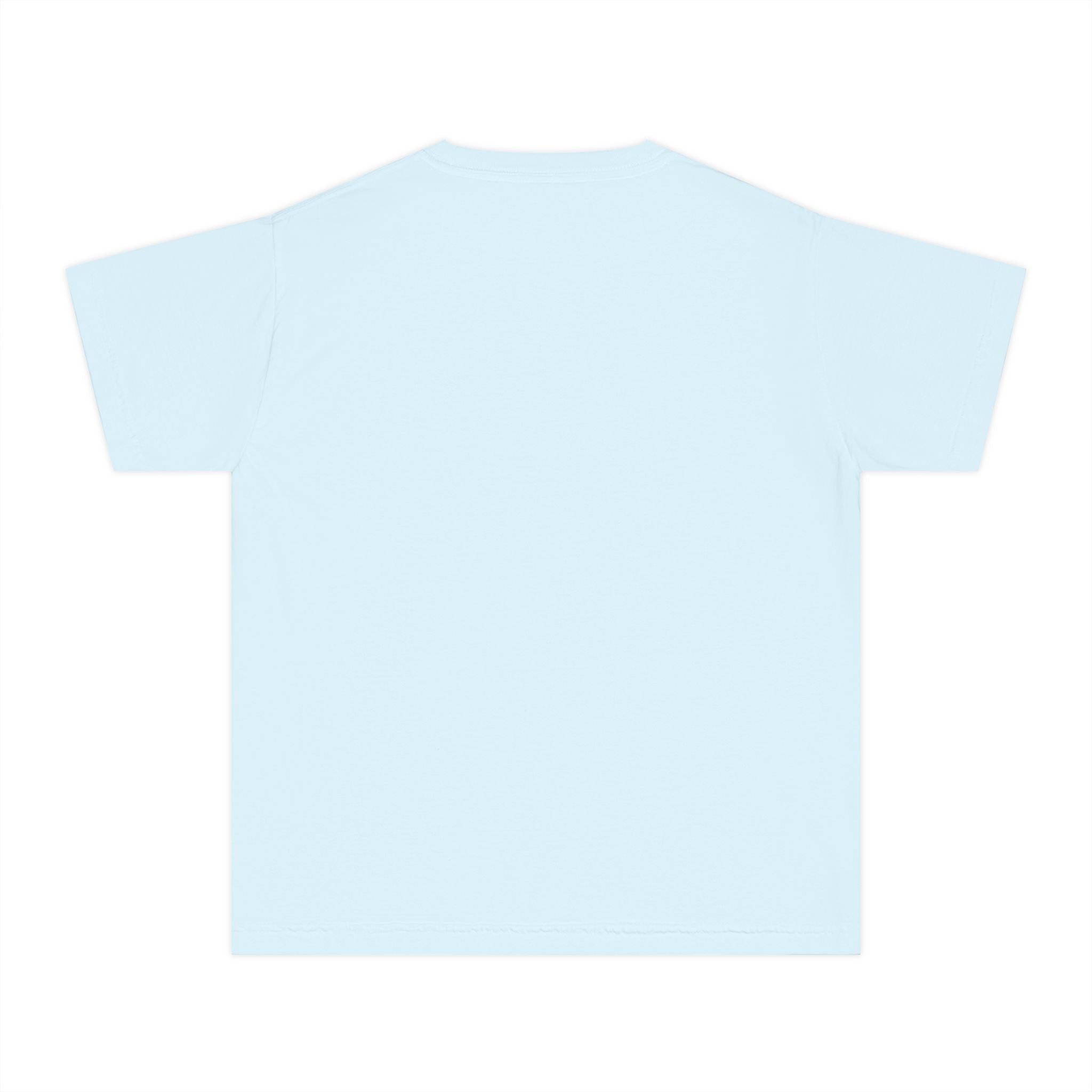 Cute Highland Cow with Daisies Youth Tee | Spring Farm Animal Kids Shirt