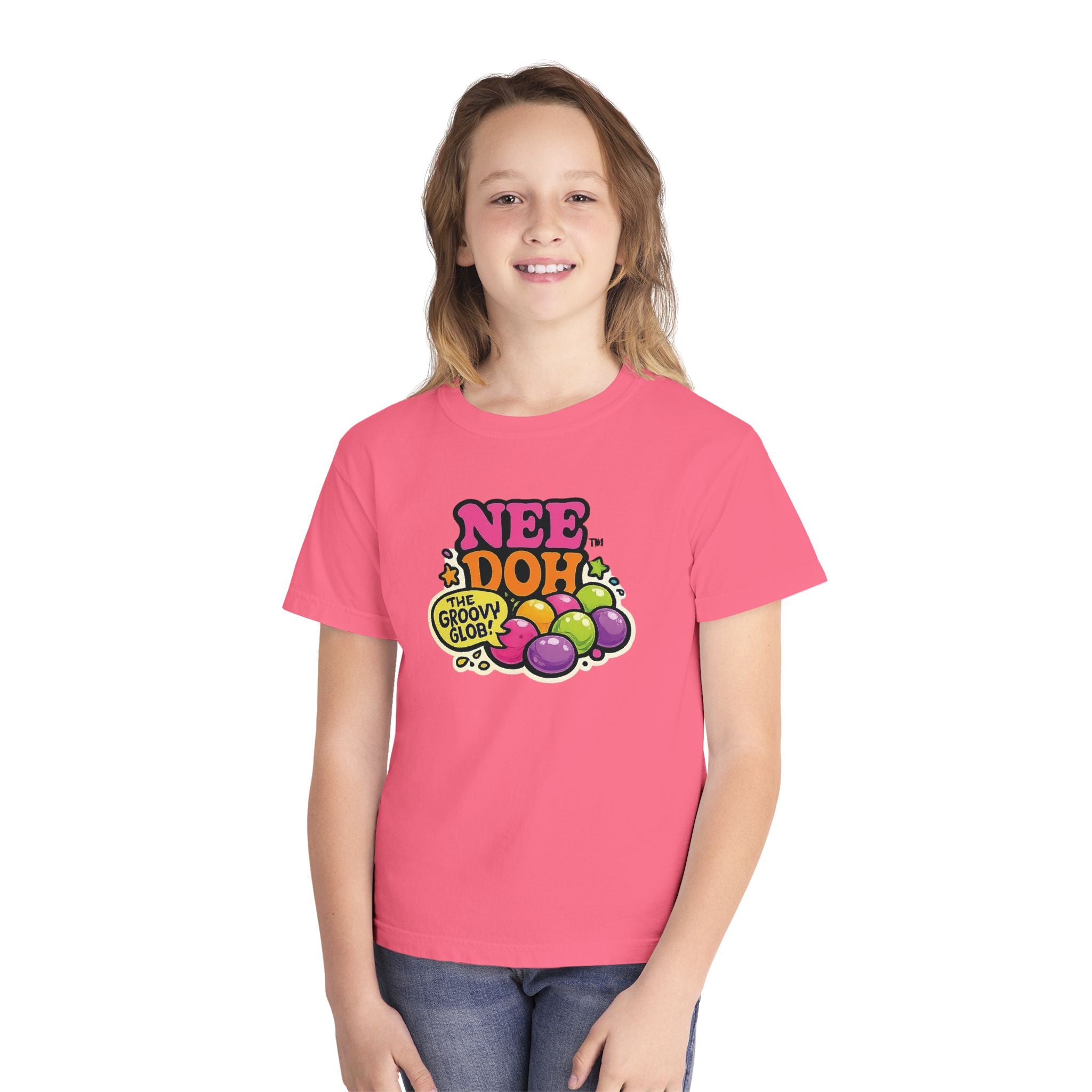 Youth Tee — "Nee Doh! The Groovy Glob" Retro Bubble Graphic