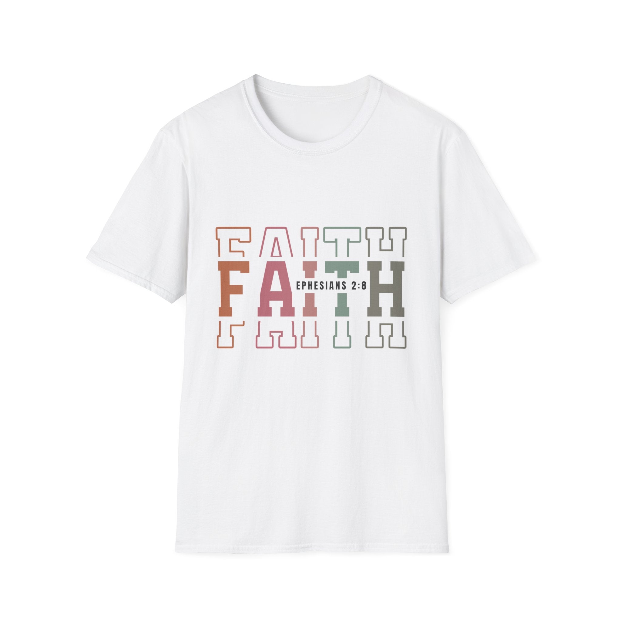 Faith Ephesians 2:8 T-Shirt — Inspirational Christian Tee
