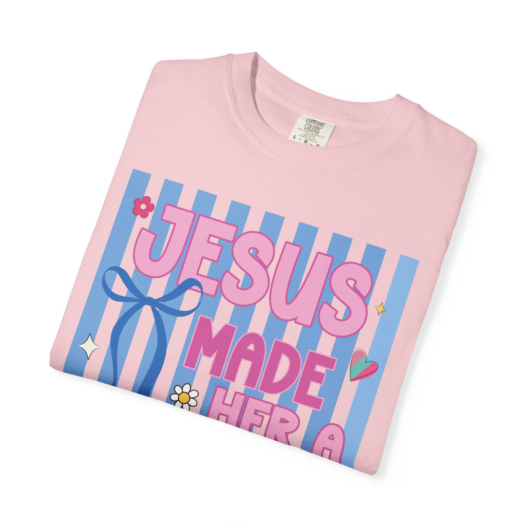 Jesus Made Her a Mama T‑Shirt — Christian Mom Gift